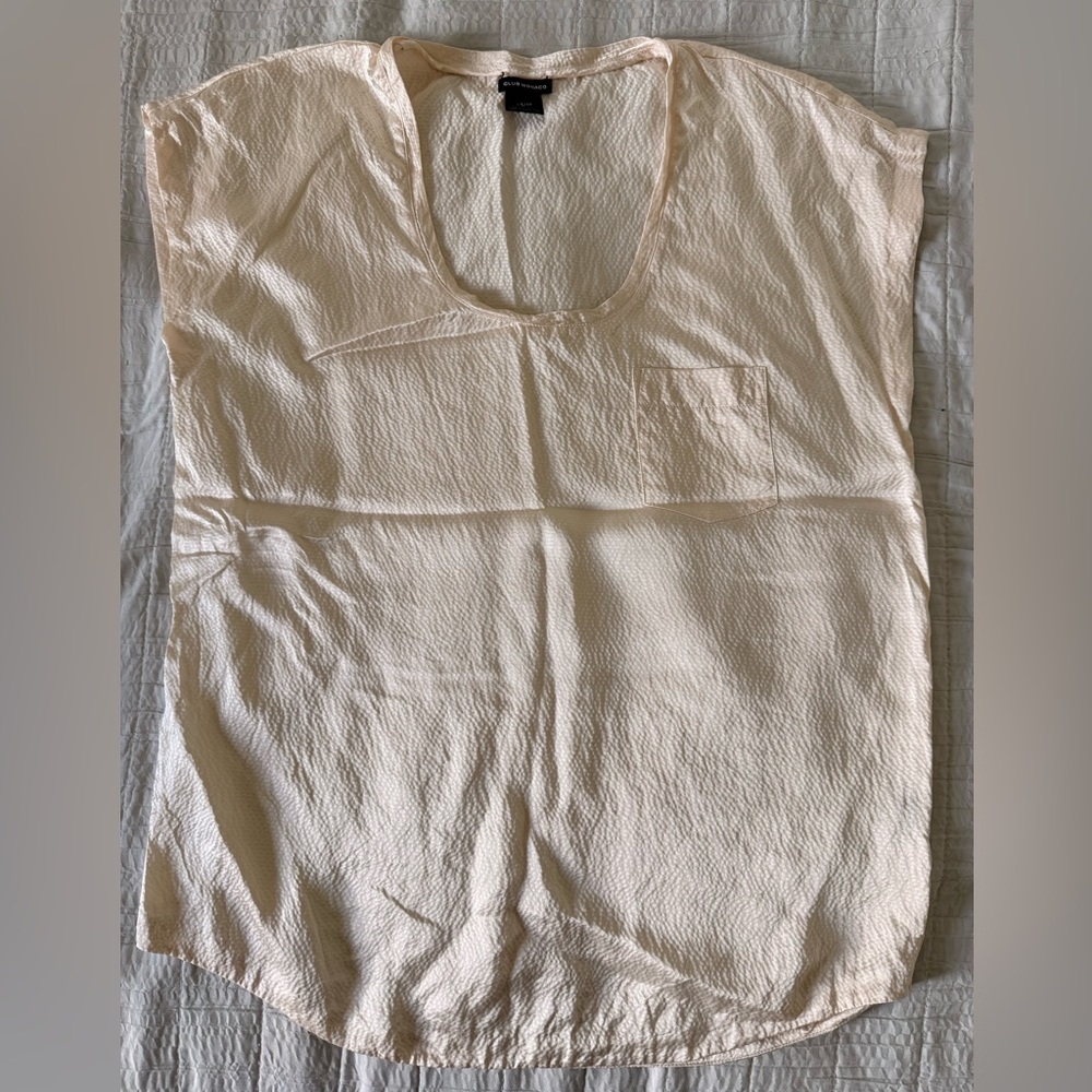 Club Monaco Ivory Miriam Sleeveless Blouse